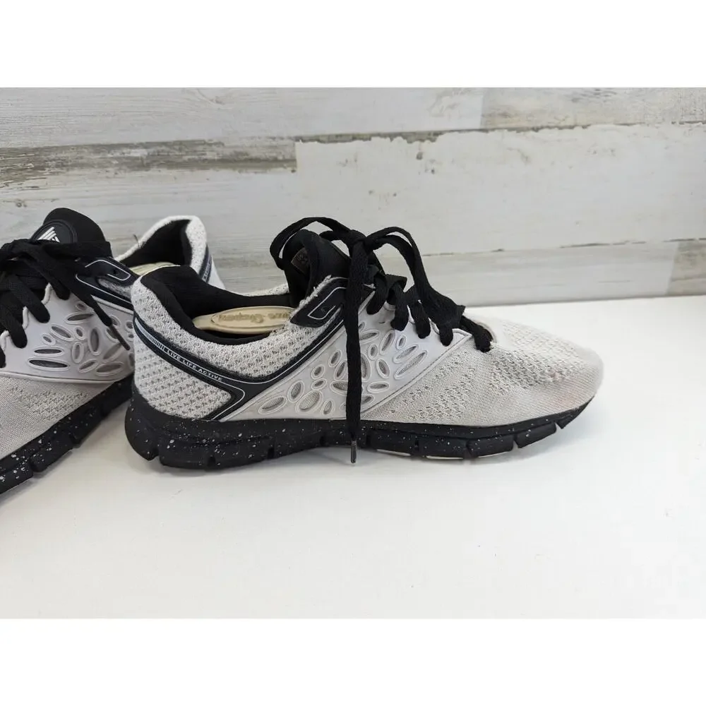 Reebok White Black Splatter Low Top Running Shoes EF6402 AJAX2-k Men's‎ Size 8.5 - Picture 9 of 14